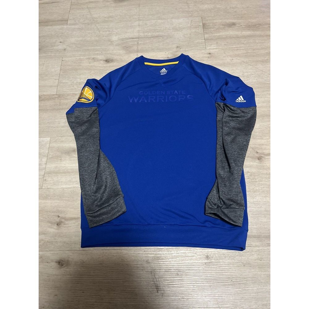 Golden State‎ Warriors Adidas NBA Youth XL Long Sleeve Pullover Practice Warm Up